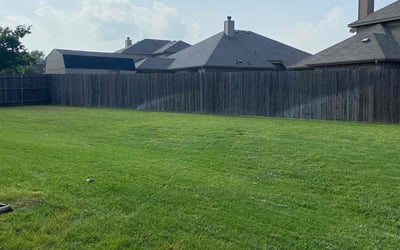 Photo of Julia R.'s yard after getting lawn care in Cedar Hill, TX
