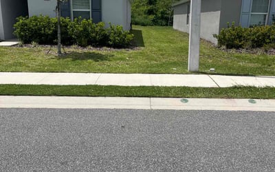 Photo of Margaret K.'s yard after getting lawn care in Chickasha, OK