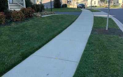 Photo of Sudheer B.'s yard after getting lawn care in Frederick, MD