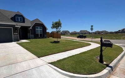 Photo of Lawrence W.'s yard after getting lawn care in Bixby, OK