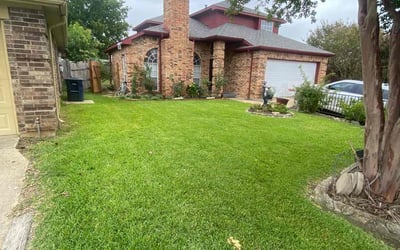 Photo of Joceline I.'s yard after getting lawn care in Euless, TX