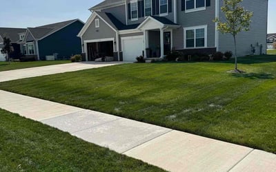 Photo of Michael P.'s yard after getting lawn care in Whiting, IN