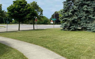 Photo of Sara M.'s yard after getting lawn care in Round Lake, IL