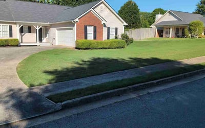 Photo of Anthony W.'s yard after getting lawn care in Monroe, GA