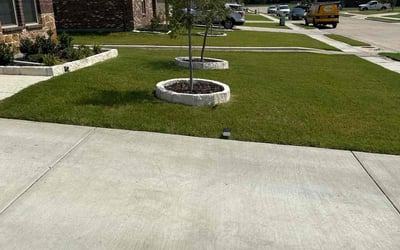Photo of Shaun G.'s yard after getting lawn care in Kaufman, TX