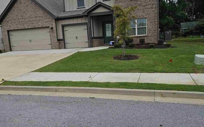 Photo of Adrienne C.'s yard after getting lawn care in Fairburn, GA