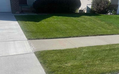 Photo of Jimmy S.'s yard after getting lawn care in Mound, MN