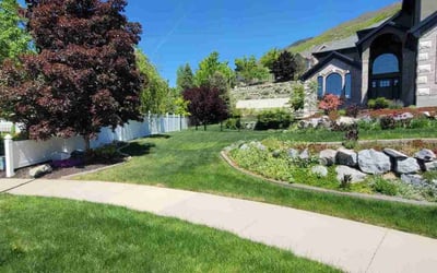 Photo of Lon W.'s yard after getting lawn care in Draper, UT