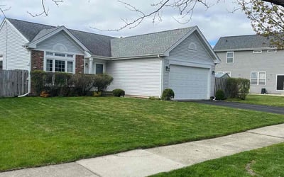 Photo of Alex B.'s yard after getting lawn care in Round Lake, IL