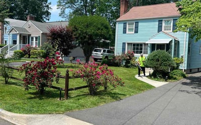 Photo of Keicha B.'s yard after getting lawn care in Kernersville, NC