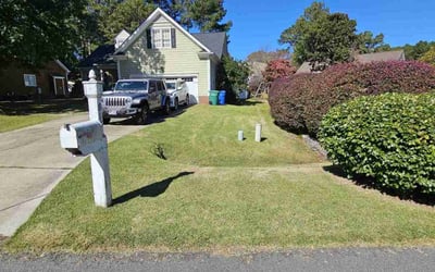 Photo of Mike P.'s yard after getting lawn care in Wickliffe, OH