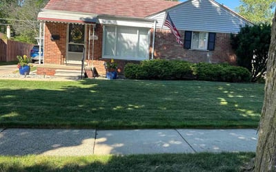 Photo of Daniel A.'s yard after getting lawn care in Farmington, MI