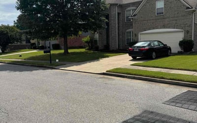 Photo of Brittany G.'s yard after getting lawn care in Covington, TN