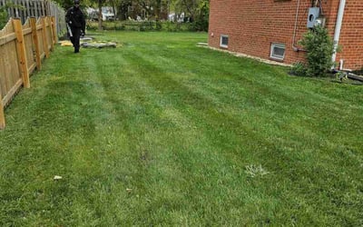 Photo of Roger K.'s yard after getting lawn care in District Heights, MD