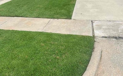 Photo of Lc G.'s yard after getting lawn care in Coweta, OK