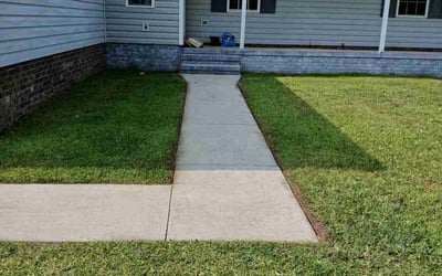 Photo of Tiffany N.'s yard after getting lawn care in Charlottesville, VA