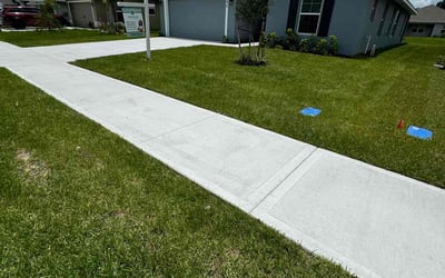 Photo of Travis E.'s yard after getting lawn care in Cocoa, FL
