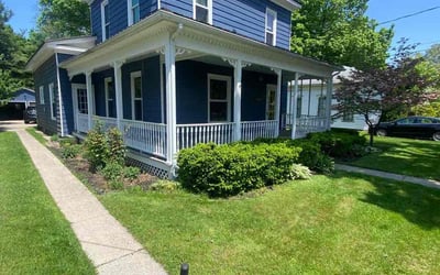 Photo of Dee J.'s yard after getting lawn care in Greenville, MI