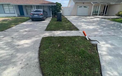 Photo of Jason S.'s yard after getting lawn care in Haslet, TX