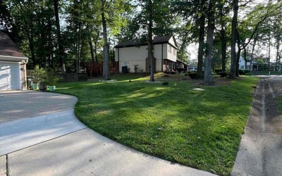 Photo of Helena C.'s yard after getting lawn care in Patchogue, NY