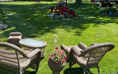 Photo of Jared K.'s yard after getting lawn care in Riverview, MI