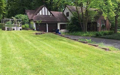 Photo of Jalen C.'s yard after getting lawn care in Statesville, NC