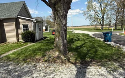 Photo of Shio H.'s yard after getting lawn care in Columbia City, IN