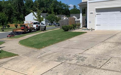 Photo of David S.'s yard after getting lawn care in Plymouth, MI