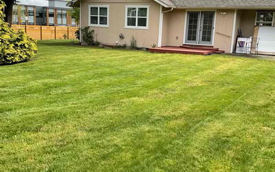 Photo of Kevin L.'s yard after getting lawn care in Puyallup, WA