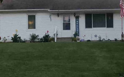 Photo of Abagail M.'s yard after getting lawn care in Franklin, OH