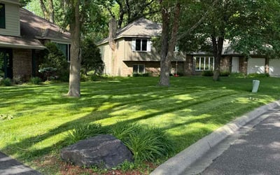 Photo of Josh M.'s yard after getting lawn care in Minnetonka, MN