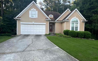 Photo of Esmie B.'s yard after getting lawn care in Norcross, GA