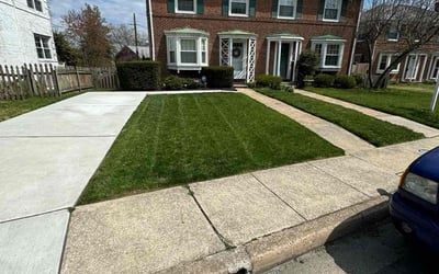 Photo of Kendall R.'s yard after getting lawn care in Crofton, MD