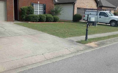Photo of Amber G.'s yard after getting lawn care in East Ridge, TN