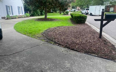 Photo of Dakotah M.'s yard after getting lawn care in Waterloo, IA