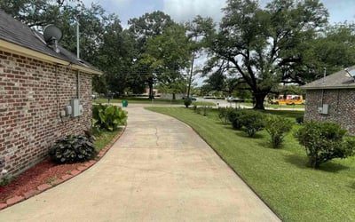 Photo of Ebony W.'s yard after getting lawn care in Zachary, LA