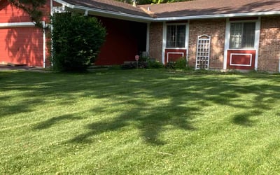 Photo of Garrett S.'s yard after getting lawn care in Palatine, IL