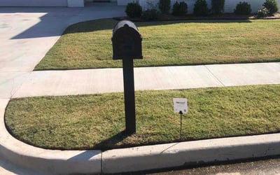 Photo of Domonique C.'s yard after getting lawn care in Bixby, OK
