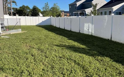 Photo of Christine L.'s yard after getting lawn care in Clinton, MD