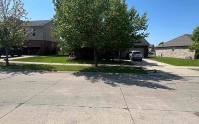 Photo of Donna B.'s yard after getting lawn care in Flat Rock, MI