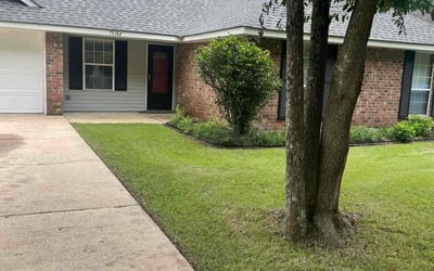 Photo of Onassis J.'s yard after getting lawn care in Covington, LA