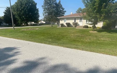 Photo of Shante R.'s yard after getting lawn care in Rock Island, IL