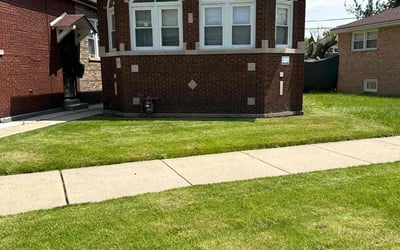 Photo of Brandon W.'s yard after getting lawn care in Woodridge, IL