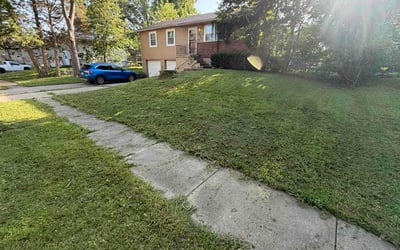 Photo of Melissa L.'s yard after getting lawn care in Oshkosh, WI