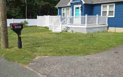Photo of Raymond M.'s yard after getting lawn care in Commack, NY