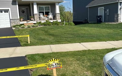 Photo of Victoria C.'s yard after getting lawn care in Lakeville, MN