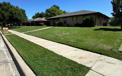 Photo of Lakisha T.'s yard after getting lawn care in Mechanicville, NY