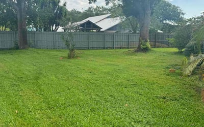 Photo of Martha C.'s yard after getting lawn care in Titusville, FL