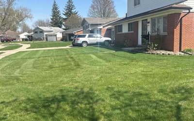 Photo of Gerald C.'s yard after getting lawn care in Sterling Heights, MI