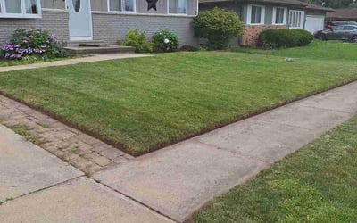 Photo of Zachary C.'s yard after getting lawn care in Marion, IA